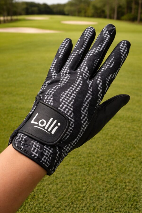 Black Houndstooth_resized Gloves - Lolli Patterned