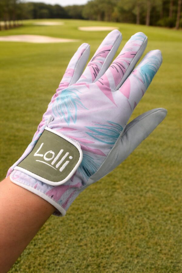 Pastel Palms_resized Gloves - Lolli Patterned