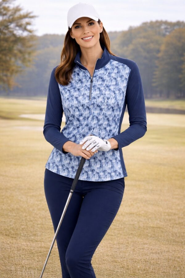 long_sleeve_blue_panel_navy_resized SALE - Long Sleeve Shirt